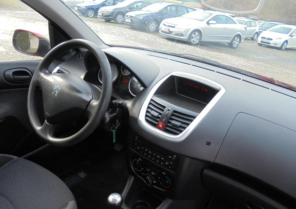 Peugeot 206 plus cena 8990 przebieg: 167000, rok produkcji 2010 z Mogilno małe 352